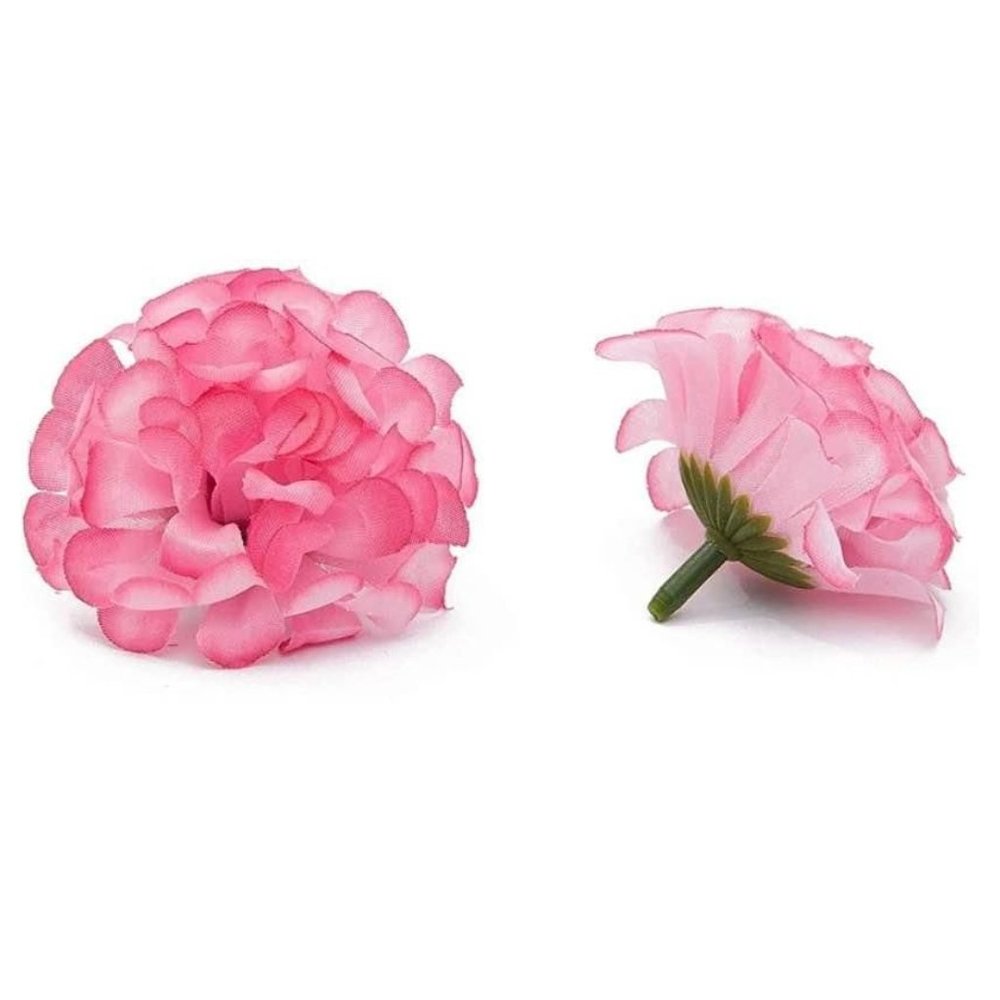 60 count | Pink Hydrangeas Silk Flower Heads 1.5 inches Wedding Centerpiece Bouq - Picture 4 of 5